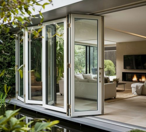 Sliding and folding door (1)